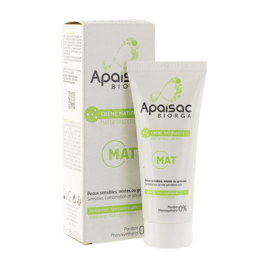 Biorga Apaisac Matifying and Moisturising Emulsion 40ml (1.35 fl oz)