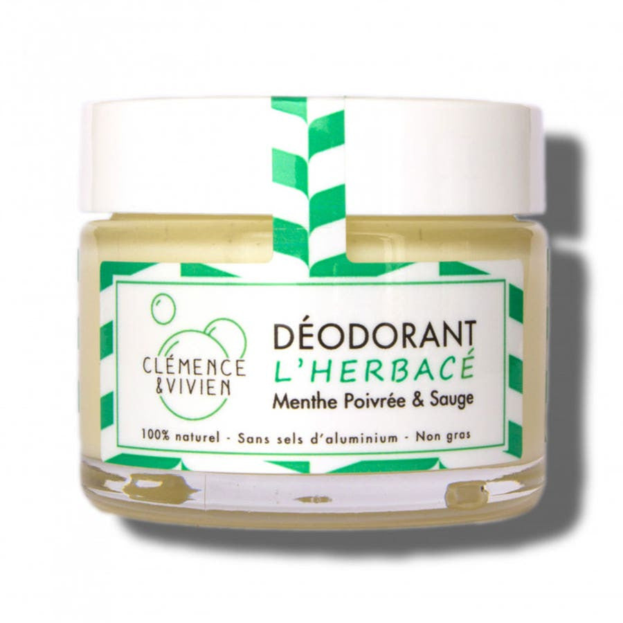 Clémence&amp;Vivien Déodorant crème naturel aux huiles essentielles 50 g (1,76 oz) 