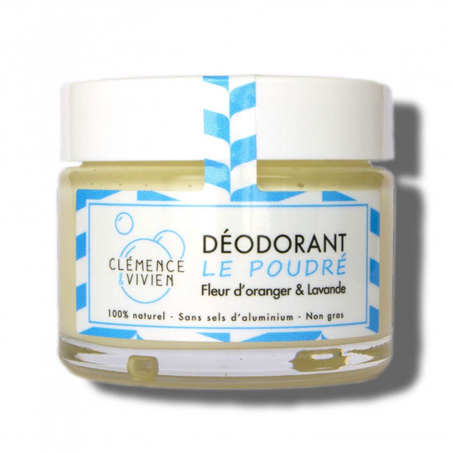 Clémence&amp;Vivien Déodorant crème naturel aux huiles de fleur d'oranger et de lavande 50 g (1,76 oz) 