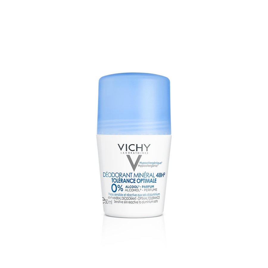 Vichy Deodorants Optimal Tolerance 48h Sensitive Skin Roll-on Minéral  50ml (1.69fl oz)