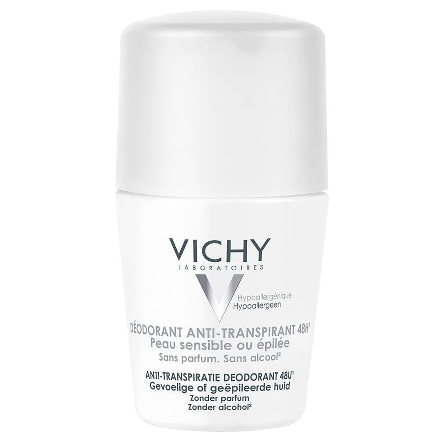 Déodorant anti-transpirant Vichy pour peaux sensibles/épilées Protection 48h 50 ml 