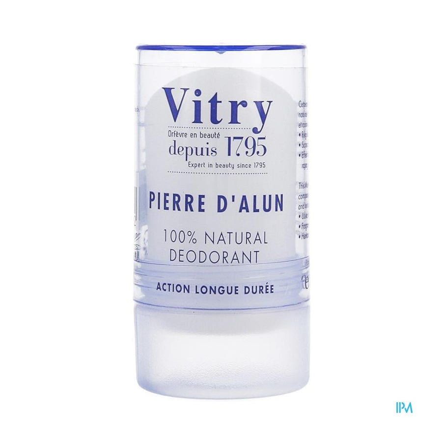 Déodorant Vitry 100% Naturel Pierre d'Alun 60g 