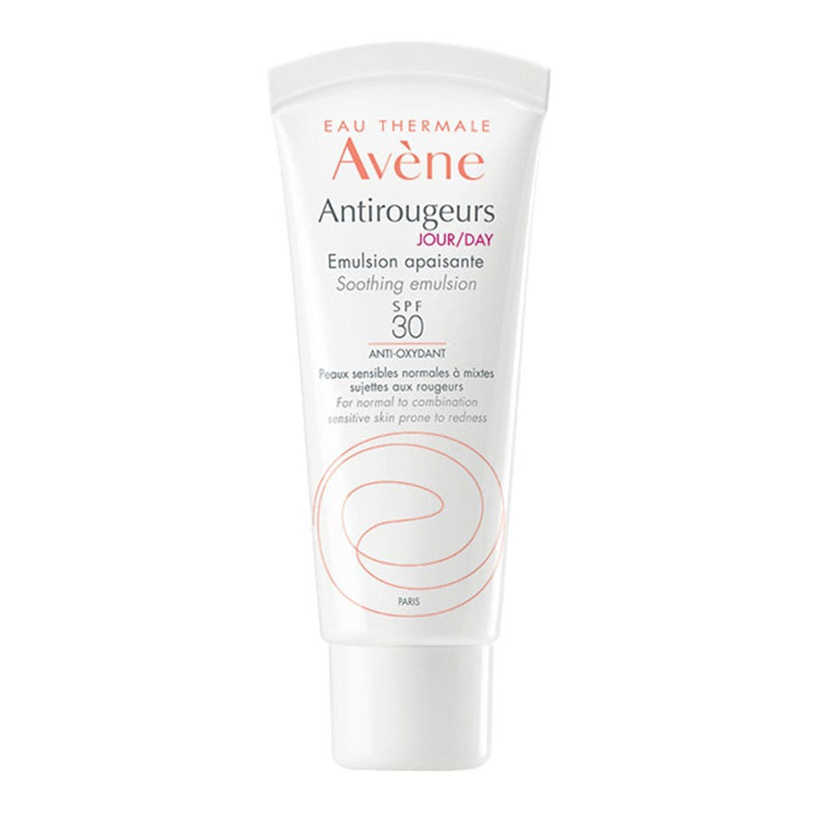 Avène Antirougeurs Émulsion Apaisante Anti-Oxydante Jour SPF30 40 ml (1,35 fl oz) 