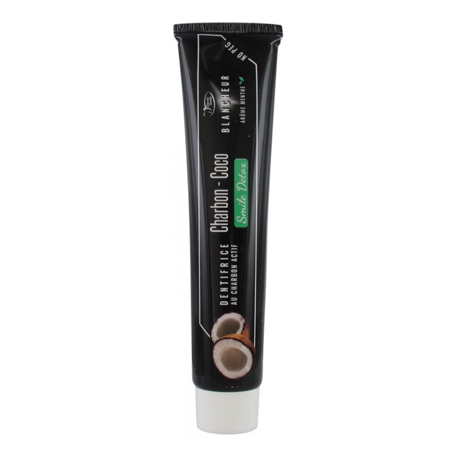 Dentismile Toothpaste Active Charcoal Mint Flavour 160ml (5.41fl oz)