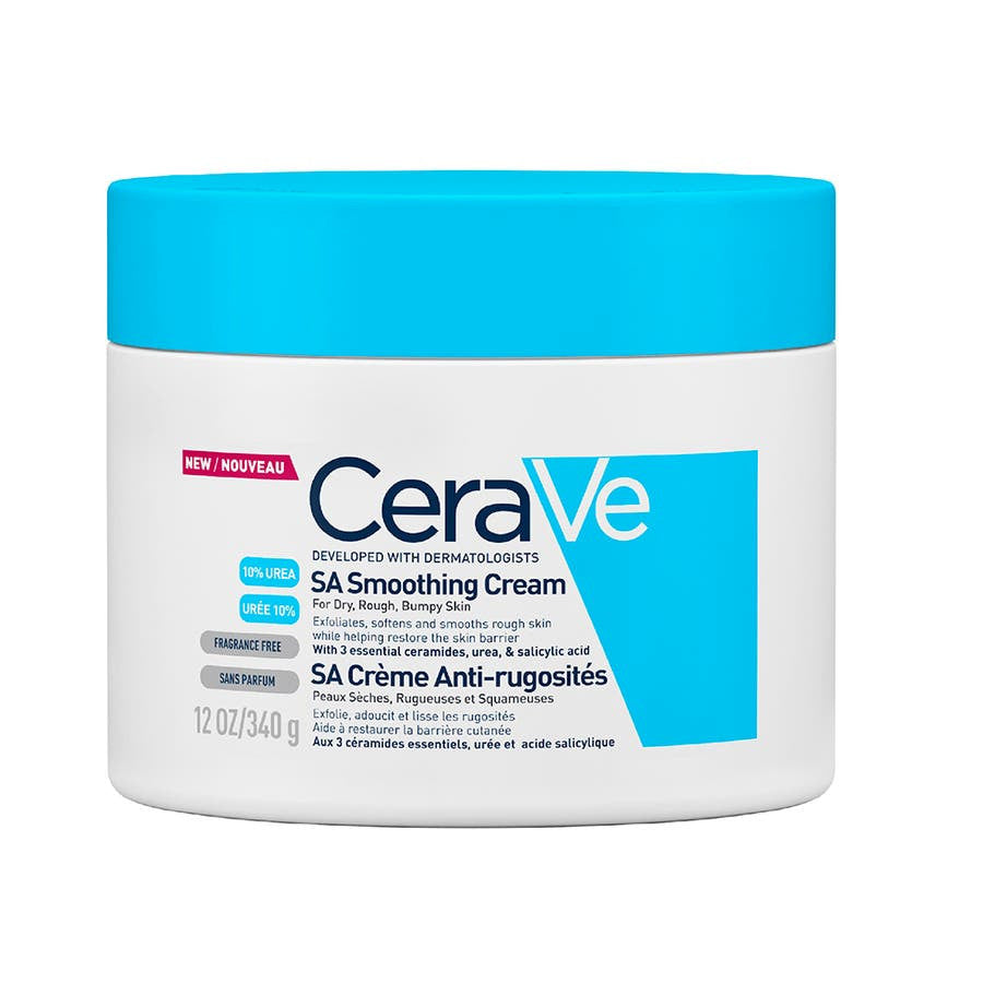 Crème anti-rugosités Cerave Body SA 10 % d'urée et acide salicylique Peau sèche Peau sèche 340 g (11,99 oz) 