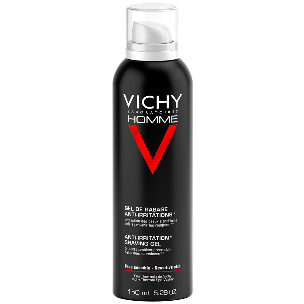 Vichy Man Anti-irritation Shaving Ge Spray Sensitive Skins 150ml (5.07fl oz)