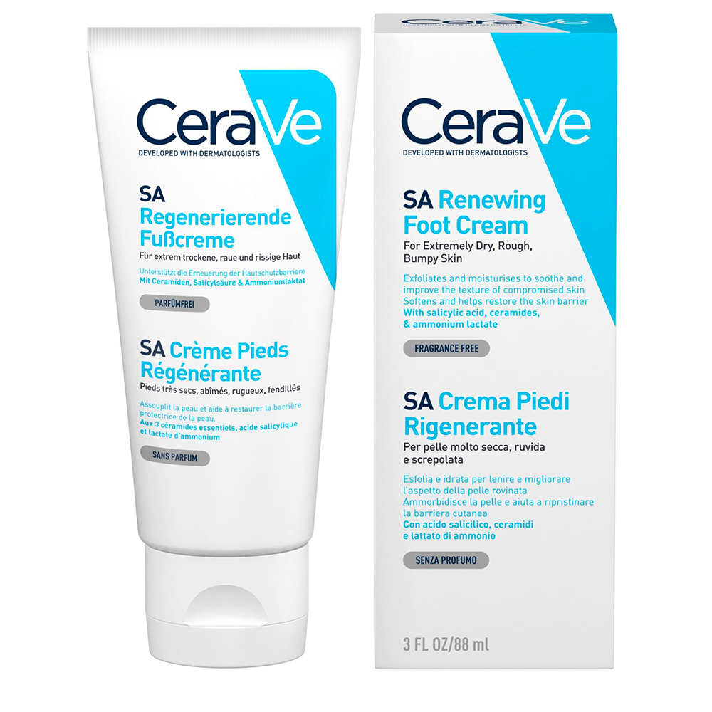 Cerave Body SA Repairing foot cream for very dry damaged rough skin 88ml (2.98fl oz)