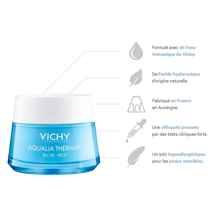 Vichy Aqualia Thermal Rehydrating Rich Cream 50ml (1.69fl oz)