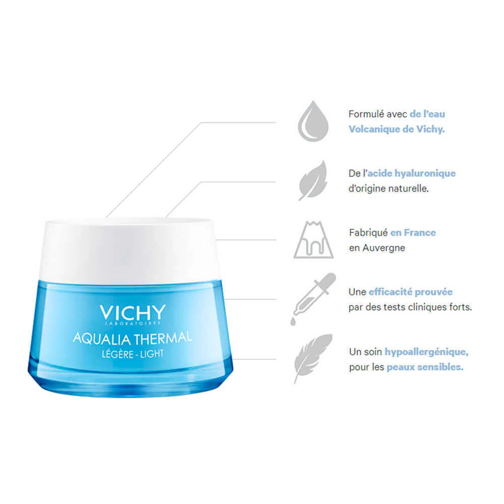 Vichy Aqualia Thermal Hydrating Light Cream 50ml (1.69fl oz)