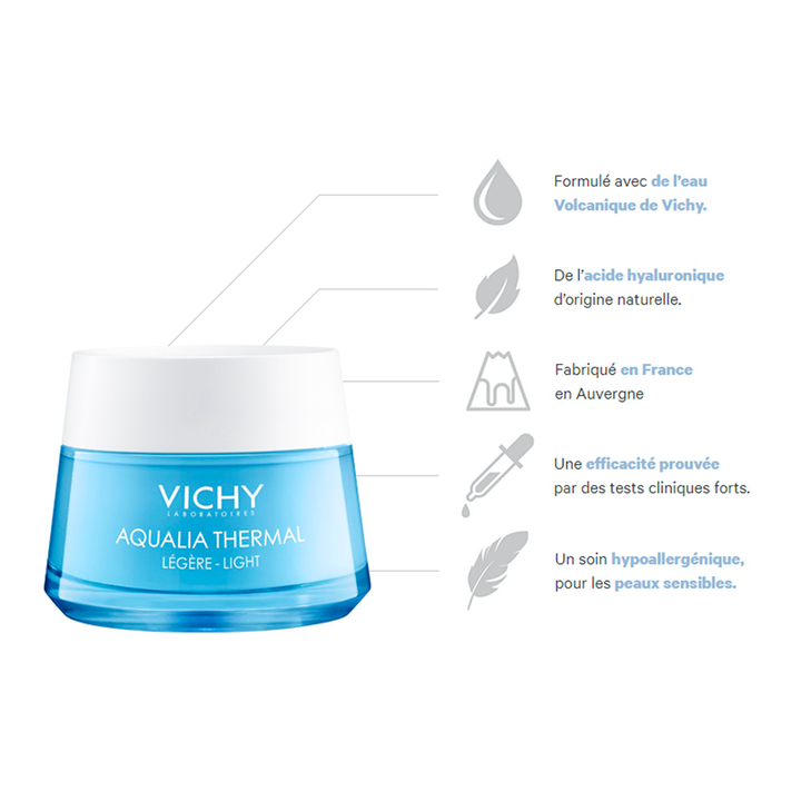 Vichy Aqualia Thermal Hydrating Light Cream 50ml (1.69fl oz)