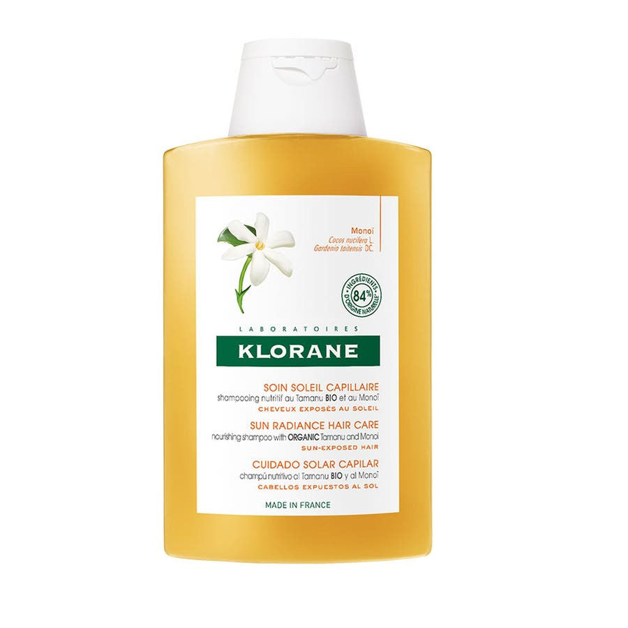 Klorane Sun Radiance Shampooing Nourrissant au Tamanu et au Monoï 200 ml (6,76 fl oz)