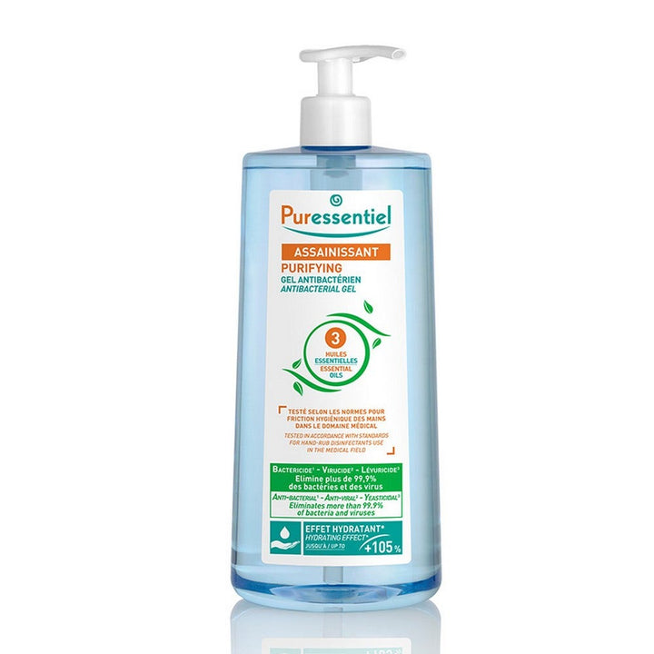 Puressentiel Essential Oils Cleansing antibacterial hand gel with 3 essential oils 975ml (32.97fl oz)