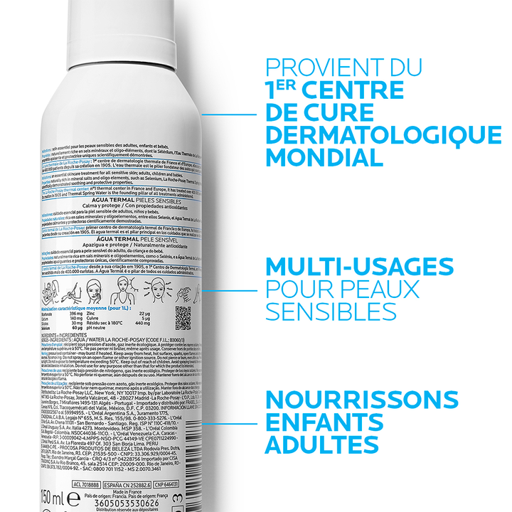 La Roche-Posay Eau Thermale Thermal Spring Water Peaux Sensibles 150ml (5.07fl oz)