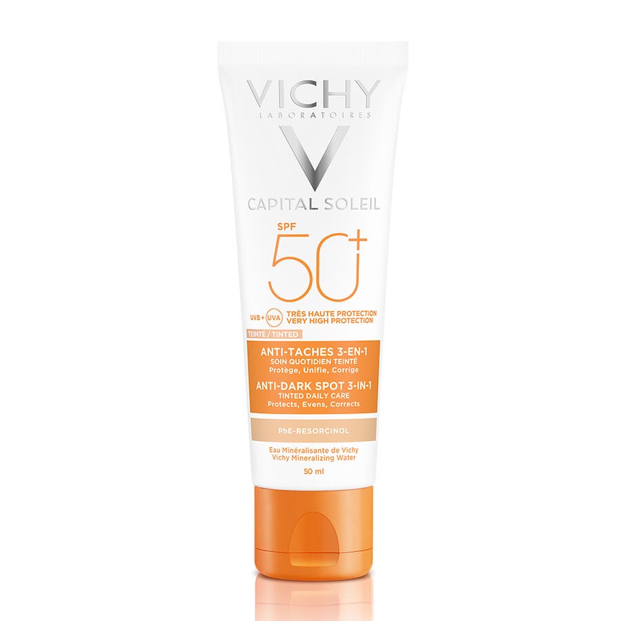 Vichy Ideal Soleil Anti-Pigmentation 3-in-1 Tinted Sunscreen High Protection SPF50+ 50ml (1,69fl oz)
