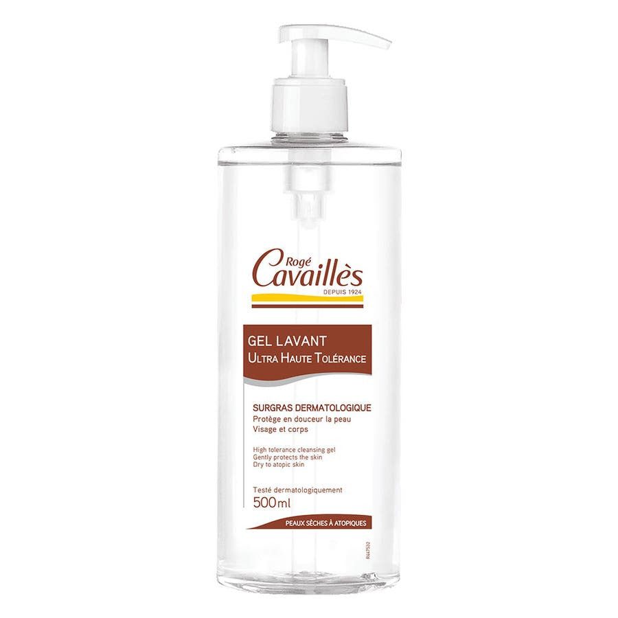 Roge Cavaillès Dermo-UHT Ultra Rich Cleansing Gel for Dry and Sensitive Skin 500ml (16.90 fl oz)