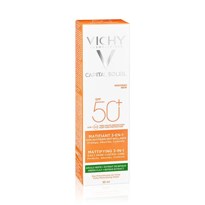 Vichy Capital Soleil Mattifying 3-In-1 SPF50+ Cream, 50ml (1.69fl oz)