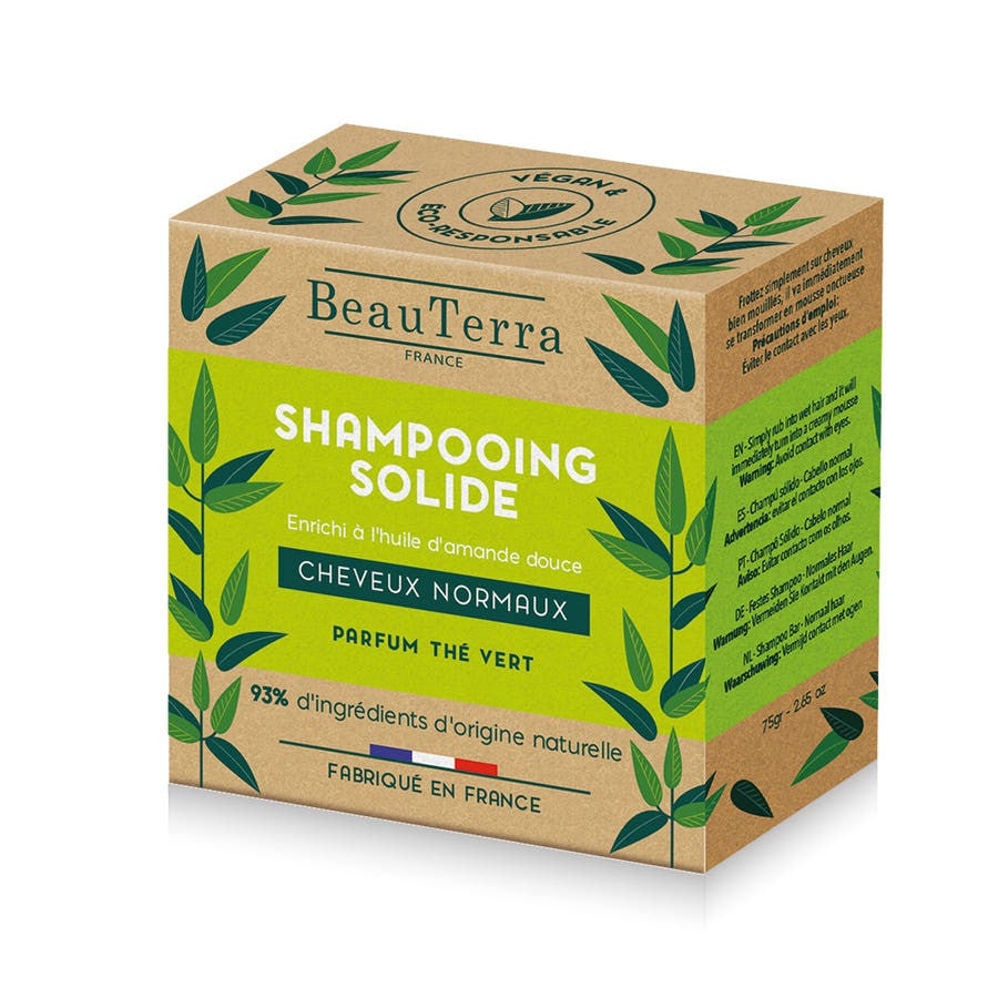 Beauterra Solid Shampoo for Normal Hair 75g (2.64 oz)