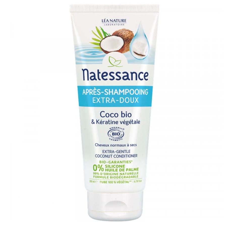 Natessance Coco Extra Gentle Conditioner 200ml (6.76fl oz)