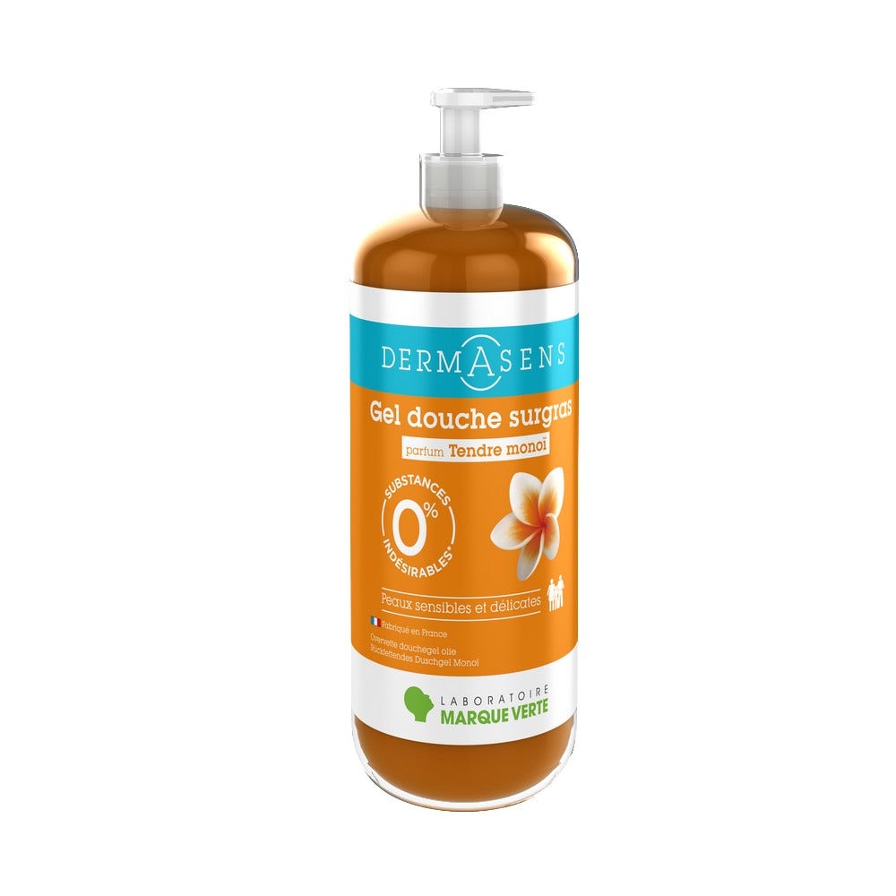 Dermasens Shower Gel Sugras Soap Free Sensitive Skin 1L (33,81fl oz)