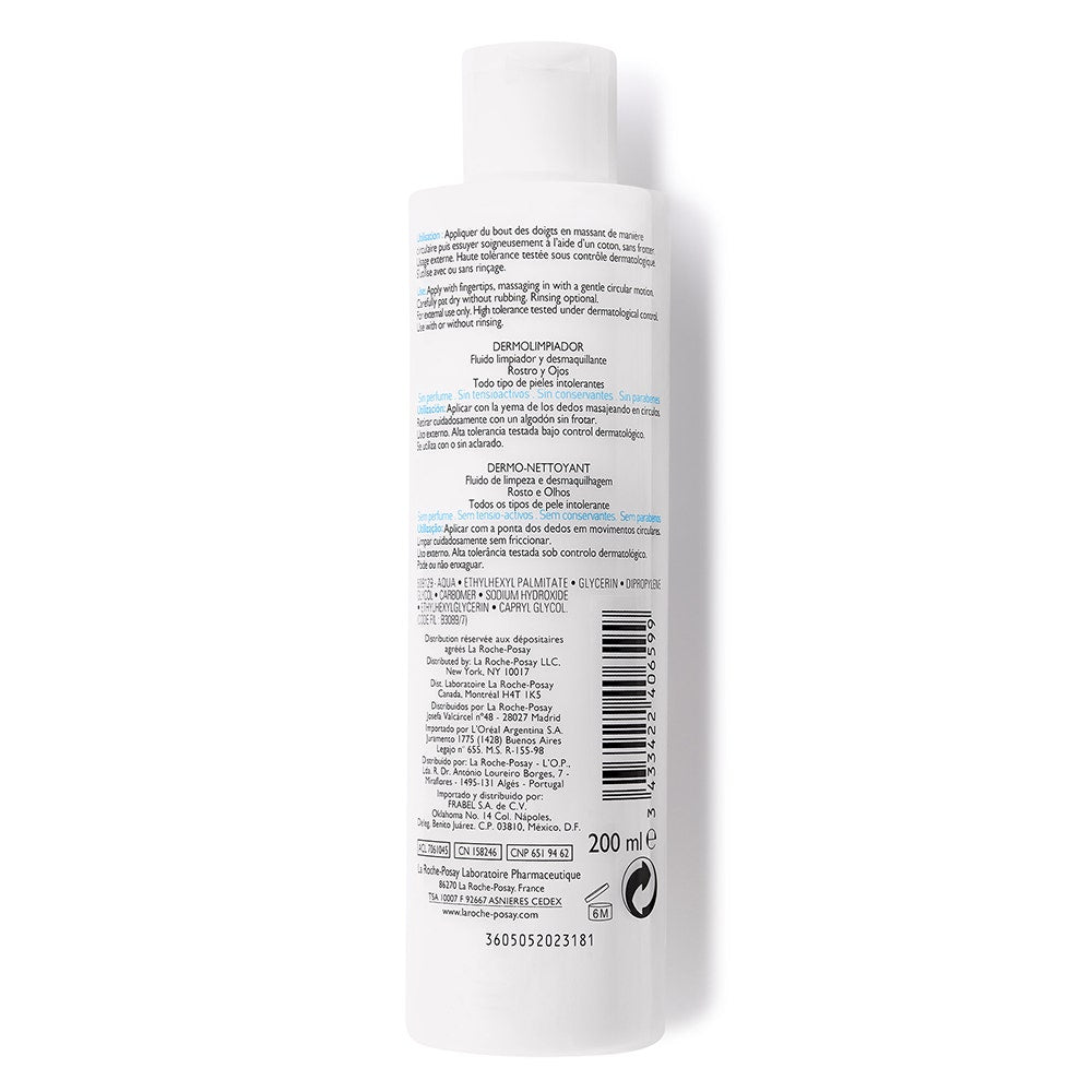 La Roche-Posay Toleriane Face & Eye Dermo-Cleanser for Sensitive Skin 200ml (6.76fl oz)