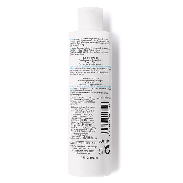 La Roche-Posay Toleriane Face & Eye Dermo-Cleanser for Sensitive Skin 200ml (6.76fl oz)