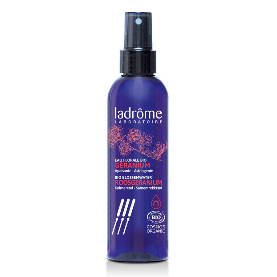 Eau florale de géranium bio Ladrome 200 ml 