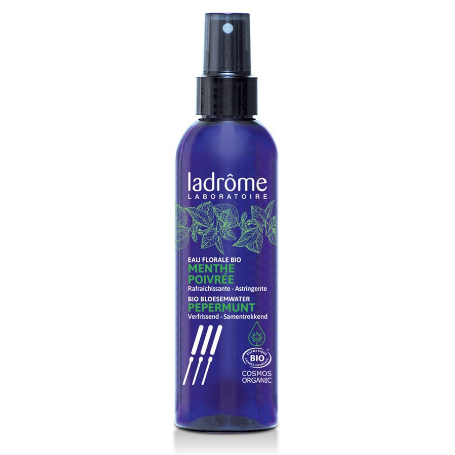 Eau florale de menthe poivrée bio Ladrome 200 ml 