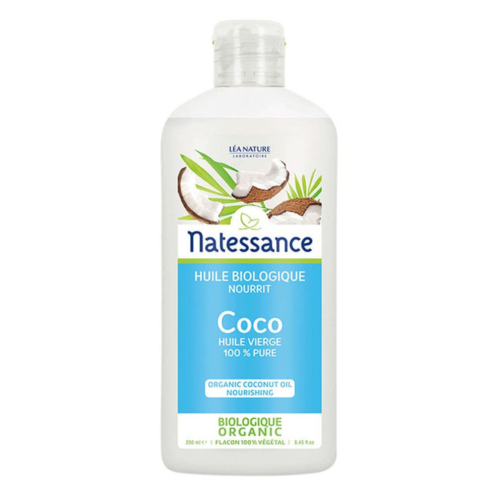 Huile de coco biologique Natessance 250 ml (8,45 fl oz) 