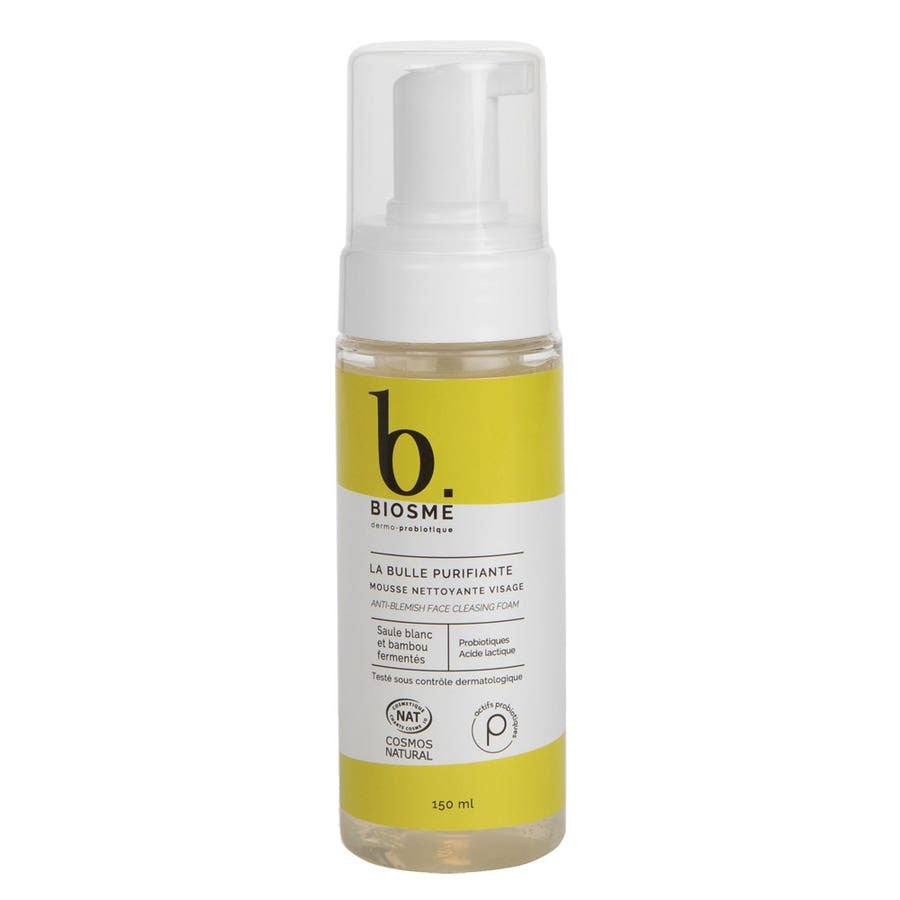 Biosme Mousse nettoyante visage La Bulle Purifiante 150 ml (5,07 fl oz) 