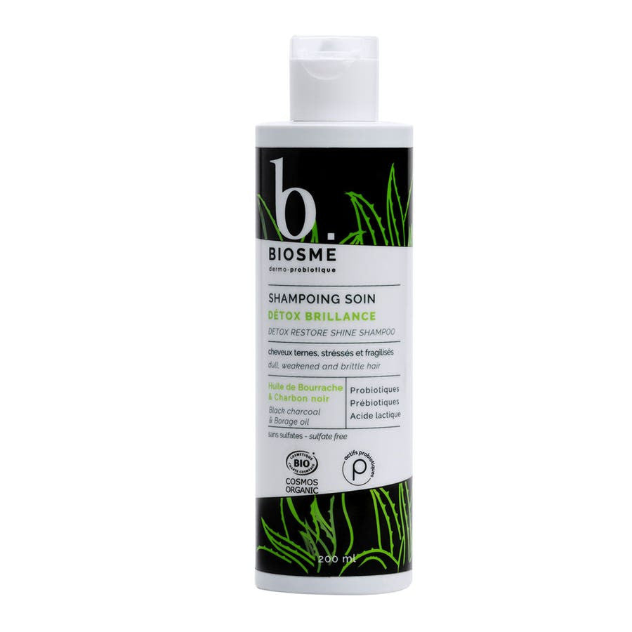 Biosme Shampoing Soin Détox et Brillance 200 ml (6,76 fl oz) 