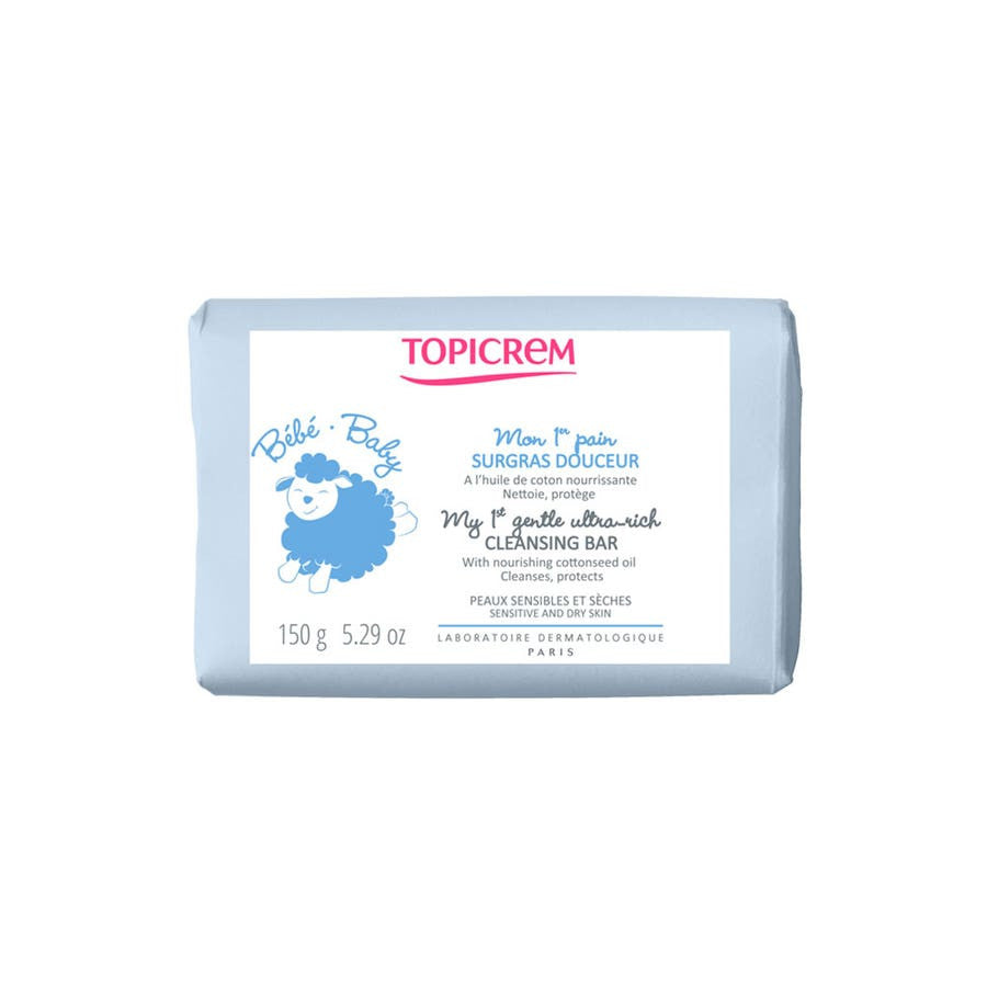 Topicrem Baby My 1st Surgras Gentle Superfatted Cleansing Bar for Sensitive Skin 150g (5.29 oz)