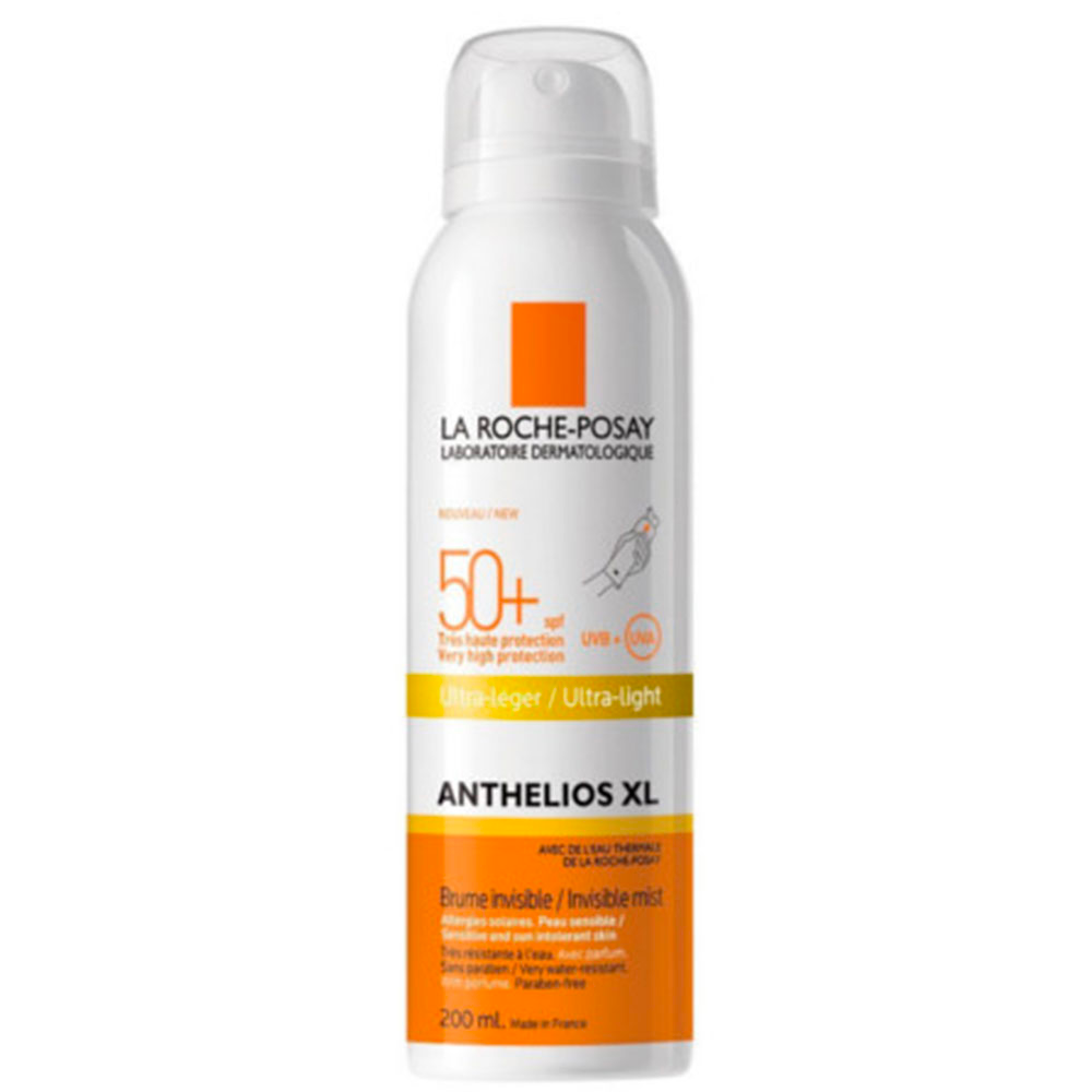La Roche-Posay Anthelios Invisible Scented Body Spray SPF50+ 200ml + Lipikar Washing Oil 100ml (3.38fl oz) Free