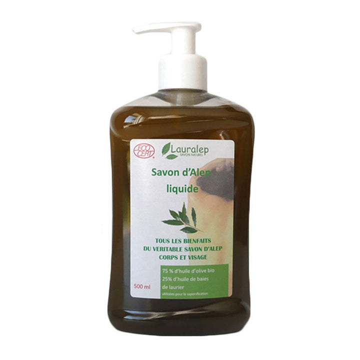 Lauralep Liquid Aleppo Soap 25% Laurel 500ml (16.90fl oz)