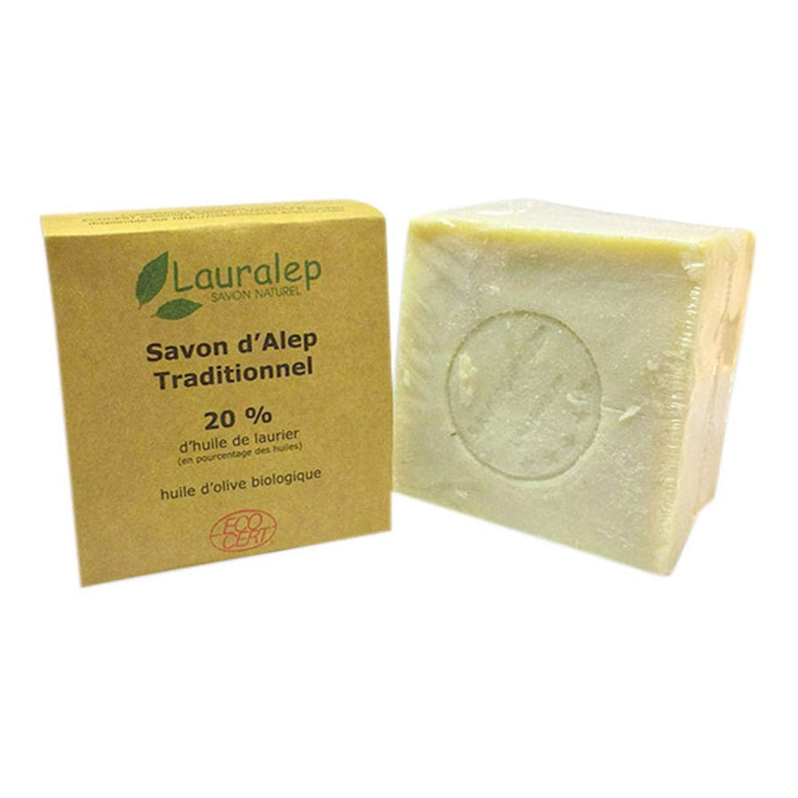 Savons d'Alep traditionnels Lauralep 20 % Ecocert 200 g 