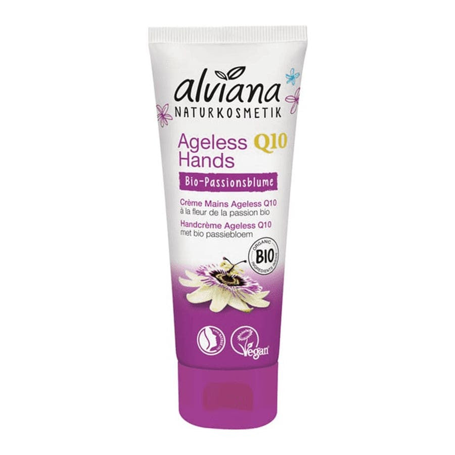 Crème pour les mains Alviana Ageless Q10 75 ml (2,53 fl oz) 