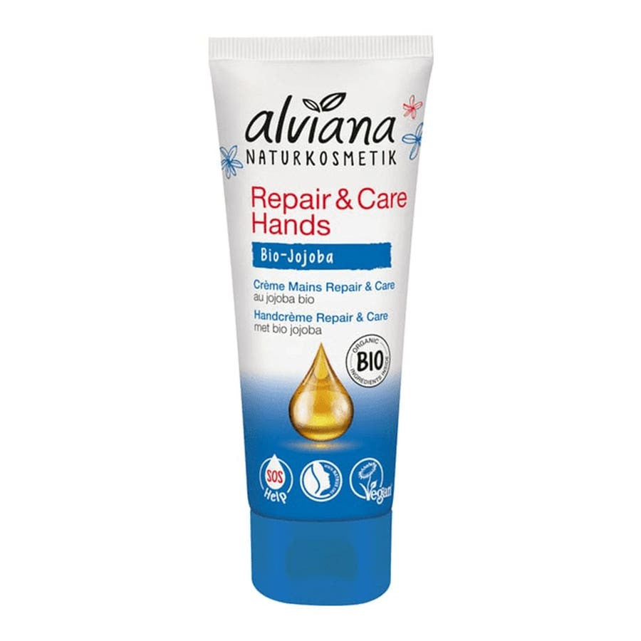 Alviana Hands Repair & Care Cream with Organic Jojoba 75ml (2.53fl oz)