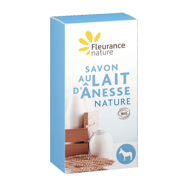 Savons naturels au lait d'ânesse Fleurance Nature 100 g (3,52 oz) 