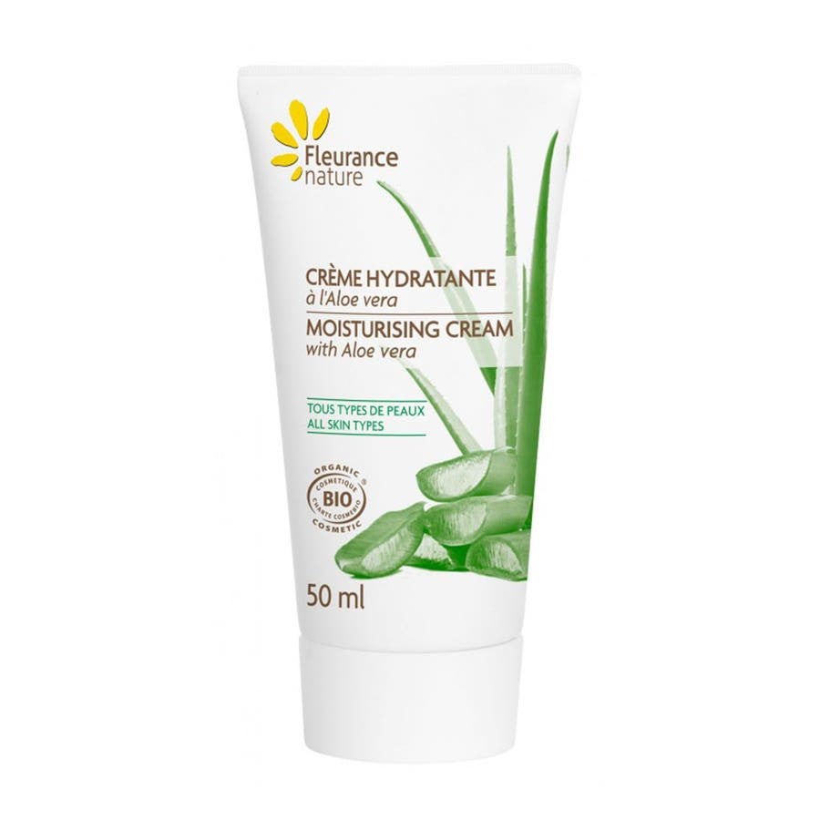 Fleurance Nature HYDRATANT POUR LE VISAGE À L'ALOE VERA Tous types de peau 50 ml (1,69 fl oz) 