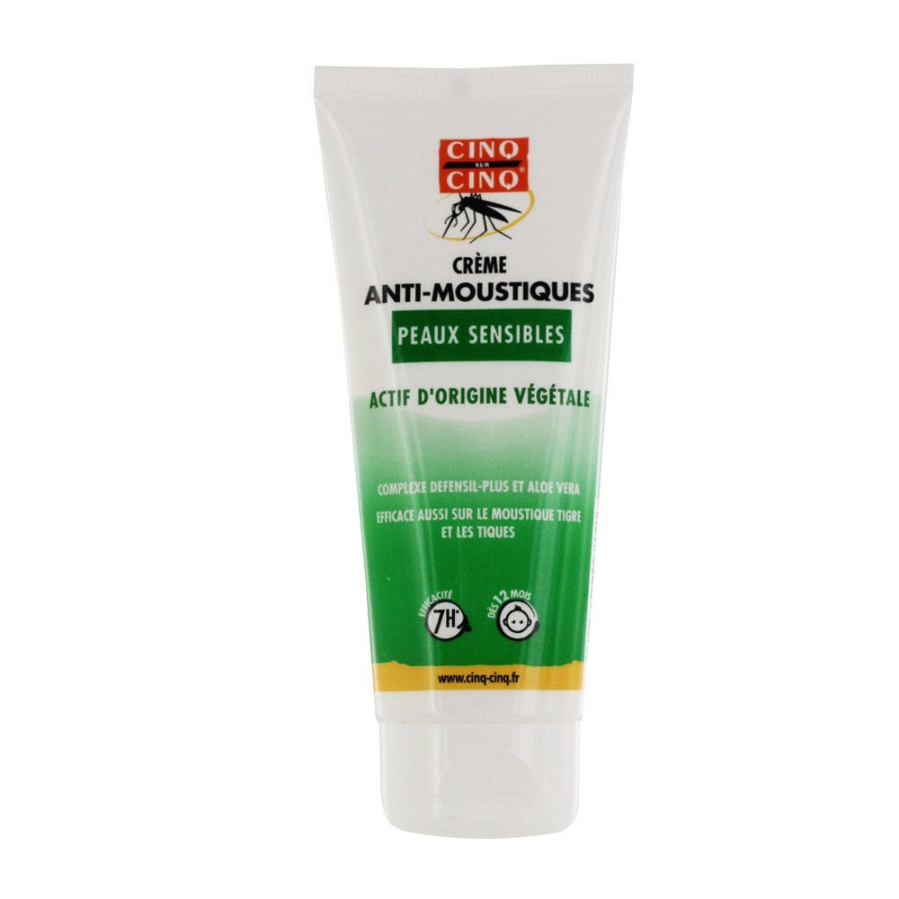 Cinq Sur Cinq Anti-mosquito cream for sensitive skin from 12 months 100 ml (3.38fl oz)