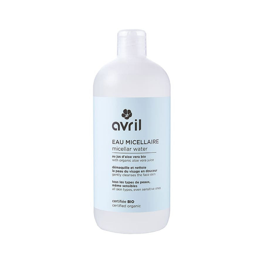 Avril Eau micellaire au jus d'aloe vera bio 500 ml (16,90 fl oz) 