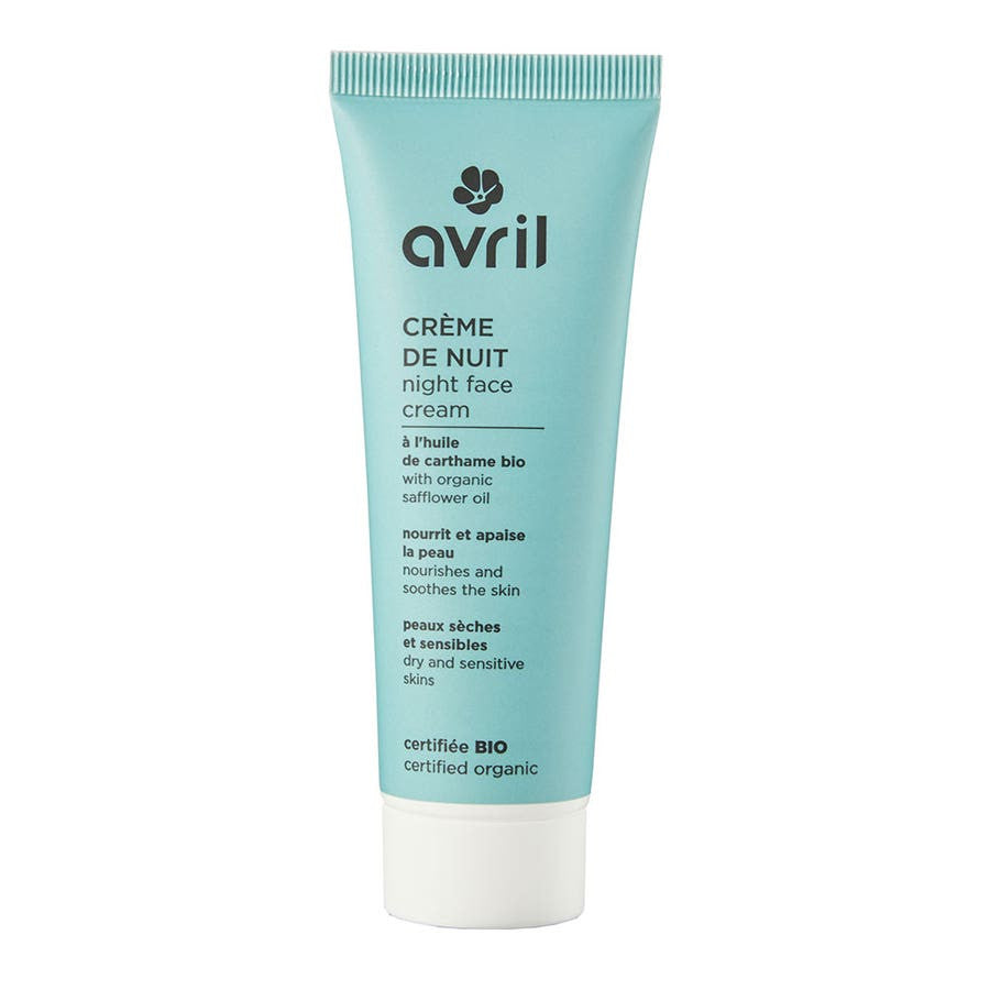 Avril Night Face Cream With Organic Safflower 50ml (1.69fl oz)