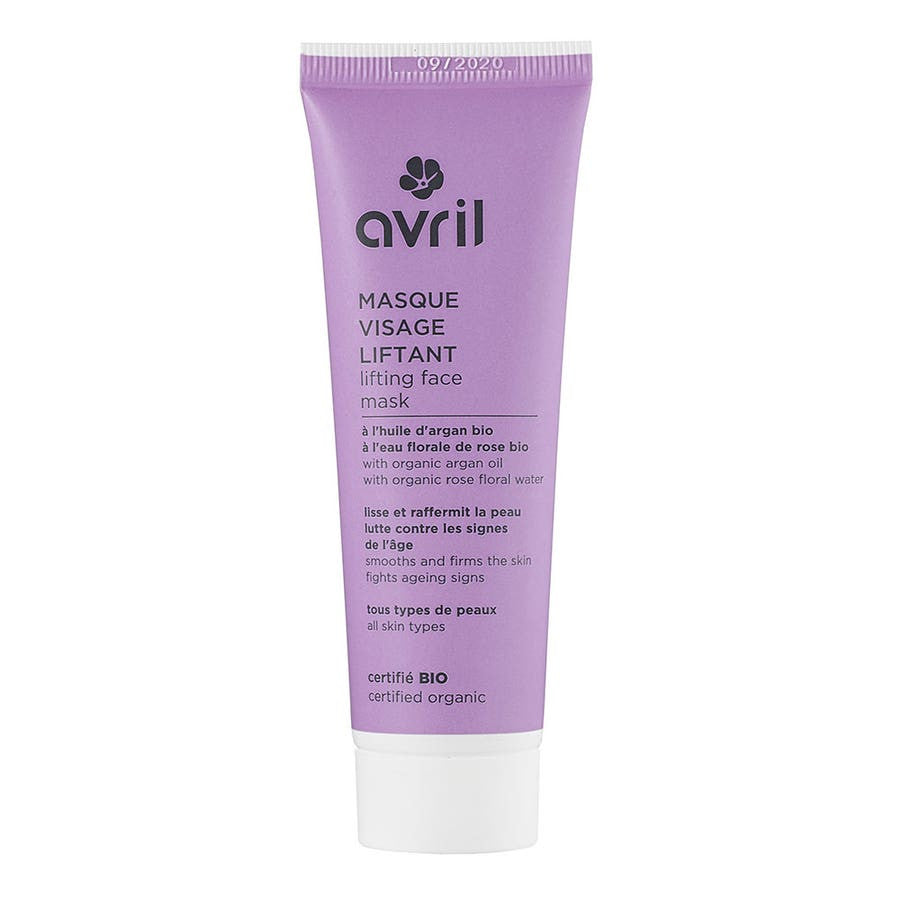 Masque liftant Avril à l'huile d'argan et à l'eau de rose bio 50 ml (1,69 fl oz) 