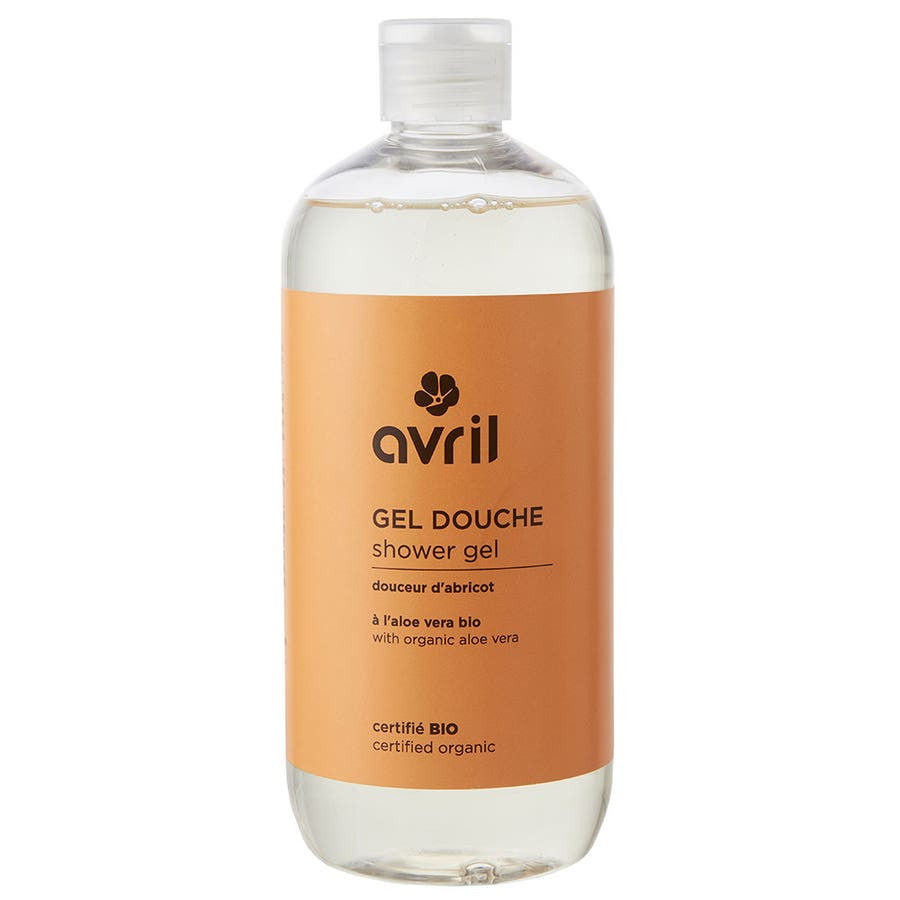 Avril Organic apricot shower gel 500ml (16.90fl oz)