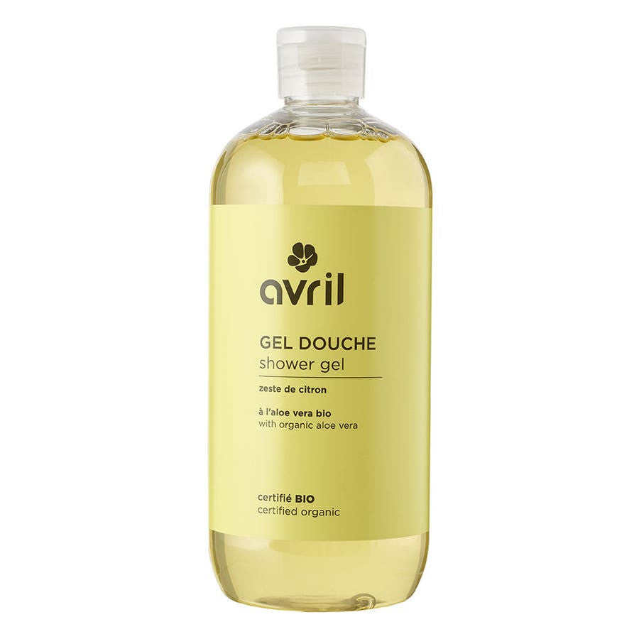 Gel douche bio au zeste de citron Avril 500 ml 