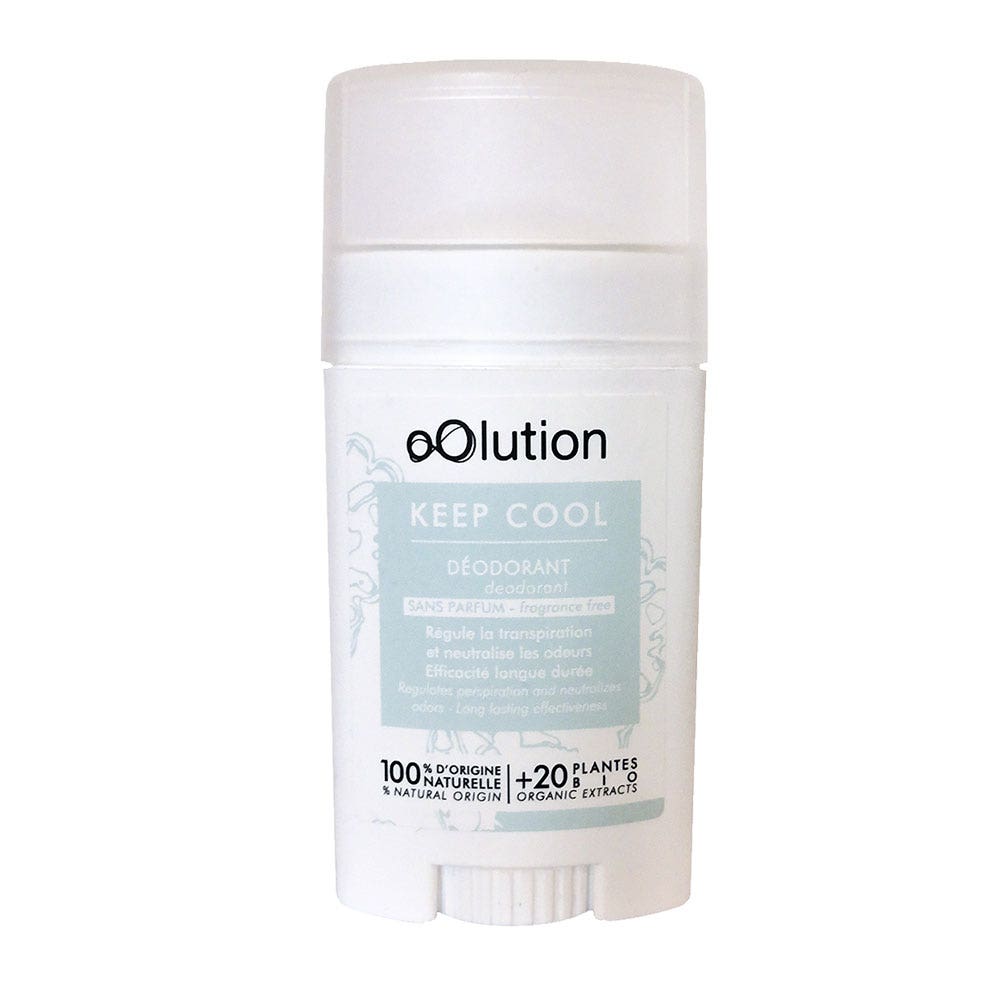 oOlution Keep Cool Déodorant sans parfum Tous types de peaux 40g (1.41oz)