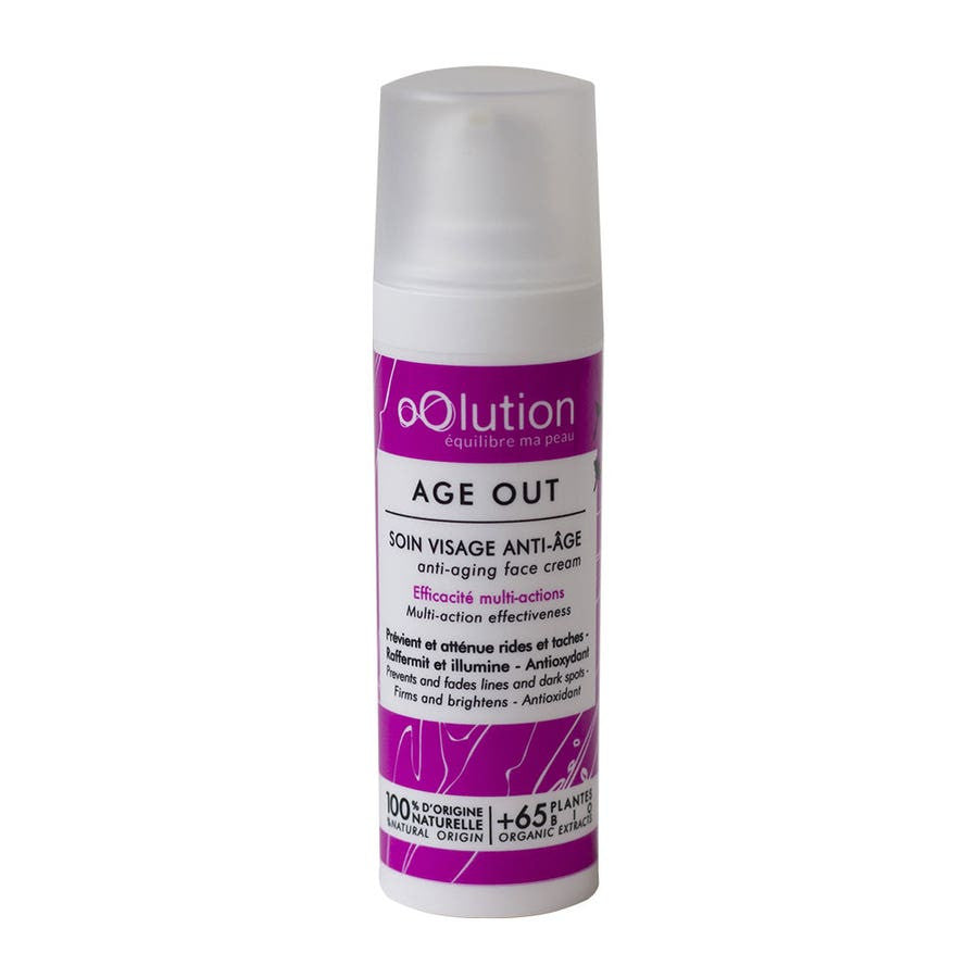 oOlution Age out Soin visage anti-âge Peaux matures et fatiguées 30 ml (1,01 fl oz) 