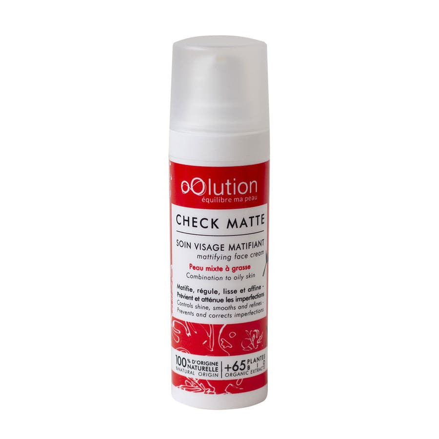 oOlution Check Matte Soin du visage matifiant Peaux mixtes à grasses 30 ml (1,01 fl oz) 