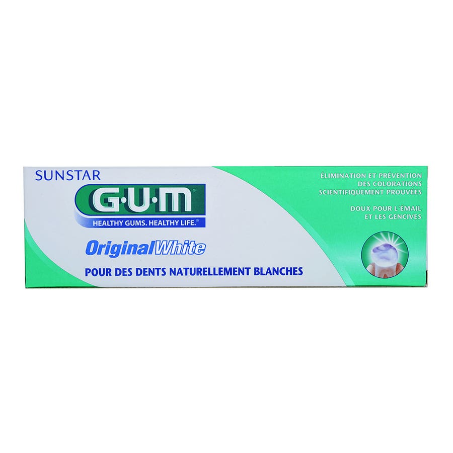 Gum Original White Original White Anti Stain Toothpaste 75ml (2.53fl oz)