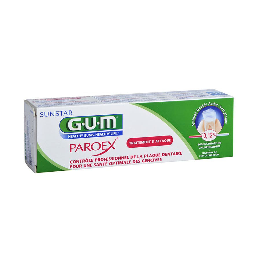 Dentifrice anti-plaque Gum Paorex 75 ml (2,53 fl oz)