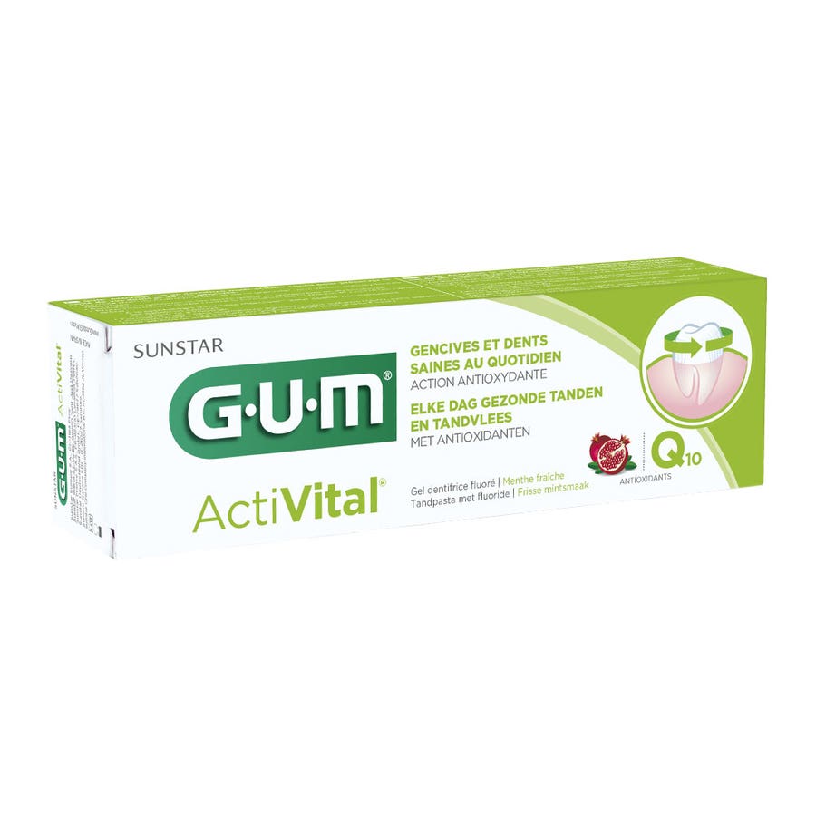 Gum ActiVital Activital Q10 Multi Action Toothpaste 75ml (2.53fl oz)